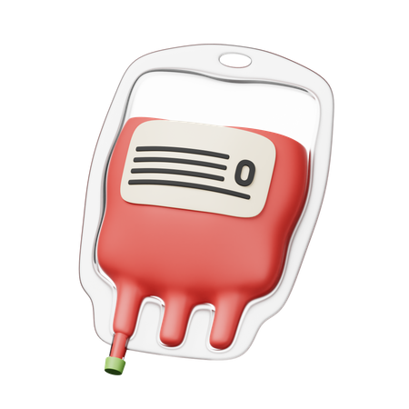 Bolsa de sangue  3D Icon