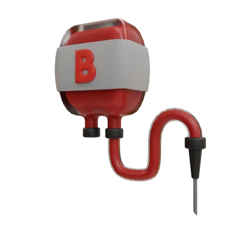 Bolsa de sangue  3D Icon