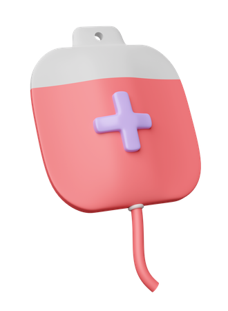 Bolsa de sangue  3D Icon