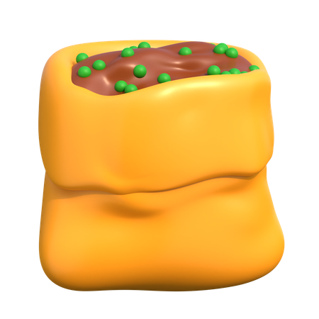 Bolsa de semillas  3D Icon