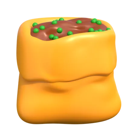 Bolsa de semillas  3D Icon