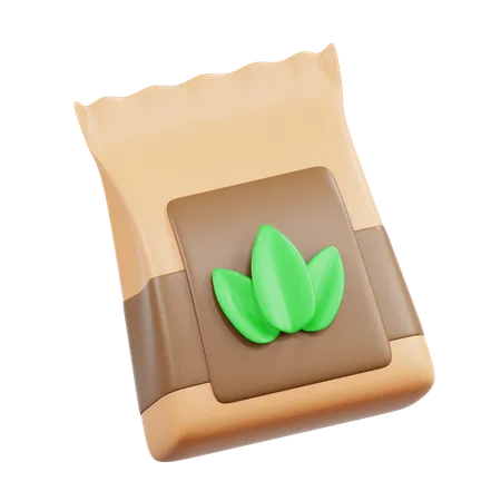 Bolsa de semillas  3D Icon