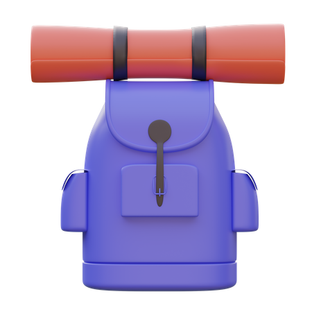 Bolsa de senderismo  3D Icon