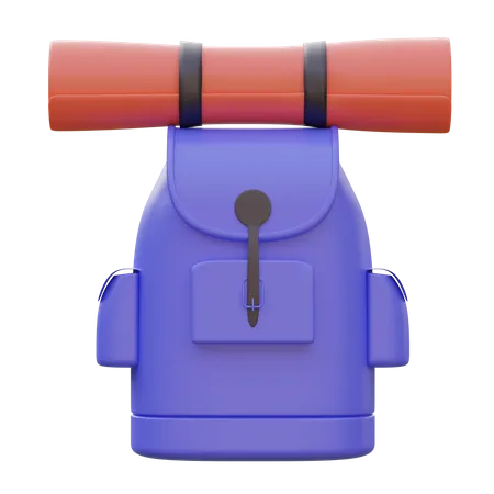 Bolsa de senderismo  3D Icon