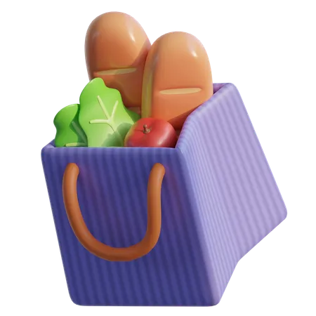 Bolsa de la compra  3D Icon