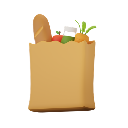 Bolsa de la compra  3D Icon