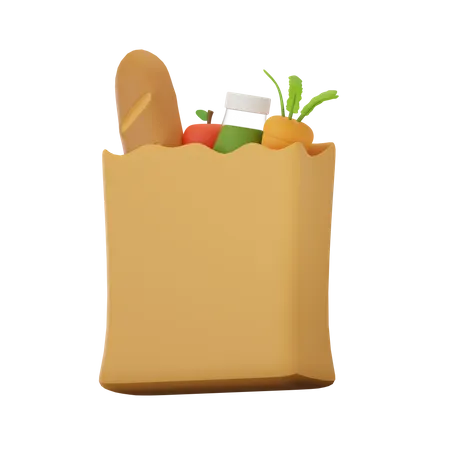 Bolsa de la compra  3D Icon