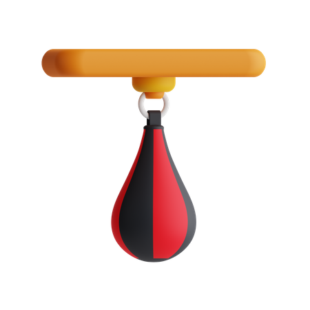 Bolsa de velocidad de boxeo  3D Icon