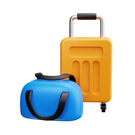 Bolsa de viaje  3D Icon