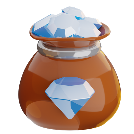 Bolsa del tesoro  3D Icon