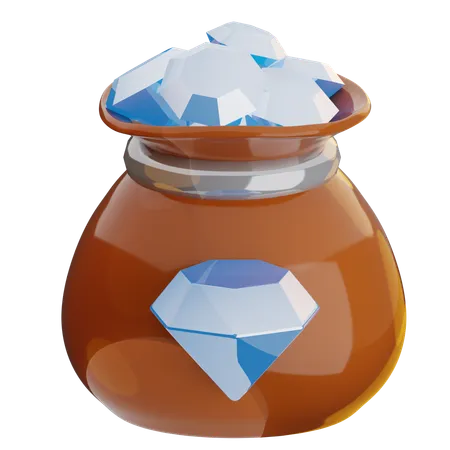 Bolsa del tesoro  3D Icon