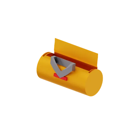 Bolsa de deporte  3D Icon