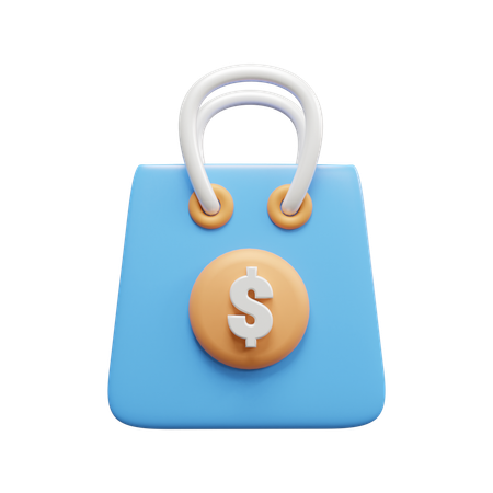 Bolsa de desconto  3D Icon