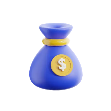 Bolsa de dinheiro  3D Icon