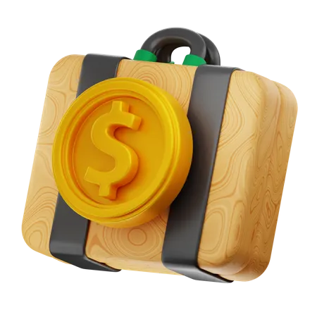 Saco de dólar  3D Icon