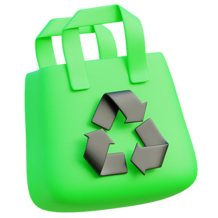 Bolsa ecologica  3D Icon