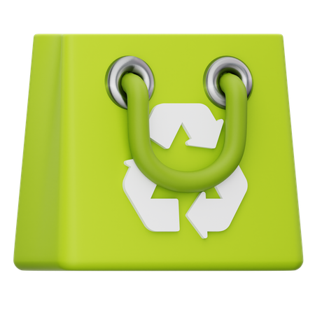 Bolsa ecologica  3D Icon