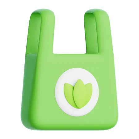 Bolsa ecologica  3D Icon