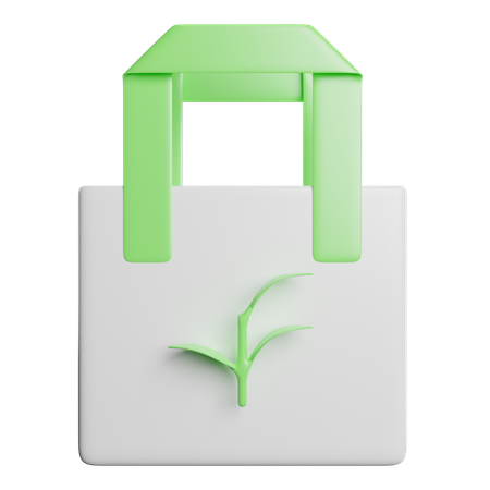 Bolsa ecológica  3D Icon