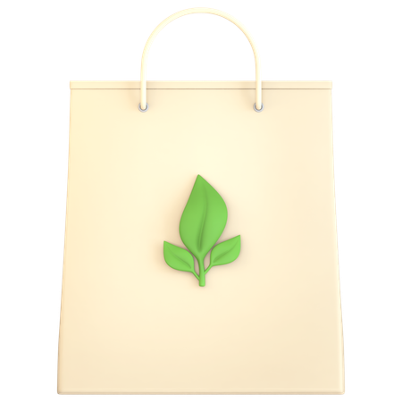 Bolsa ecologica  3D Icon