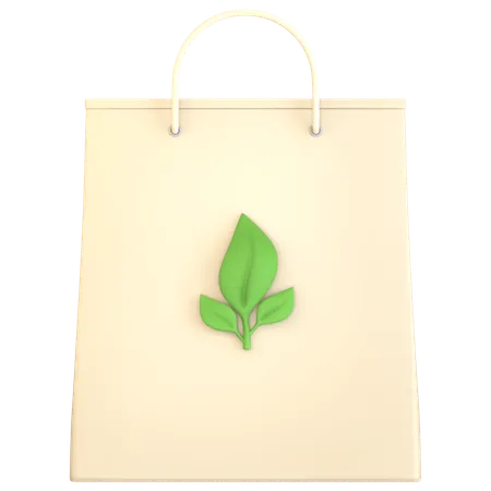 Bolsa ecologica  3D Icon