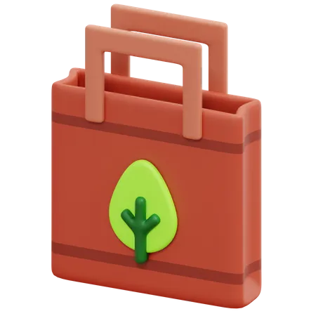 Bolsa ecologica  3D Icon