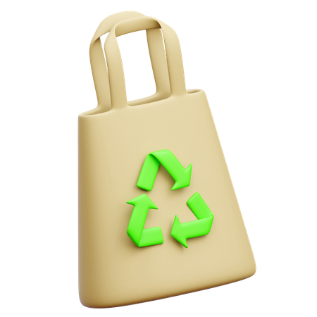 Bolsa ecologica  3D Icon