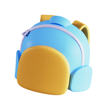 Mochila escolar  3D Icon