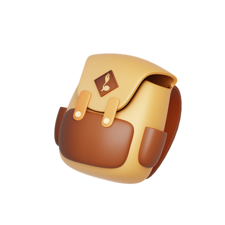 Bolsa de escoteiro  3D Icon