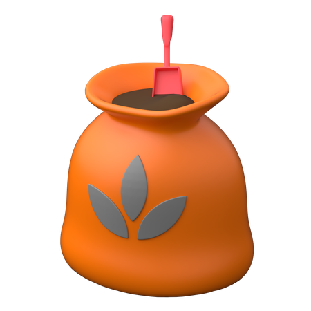 Bolsa de fertilizante  3D Icon