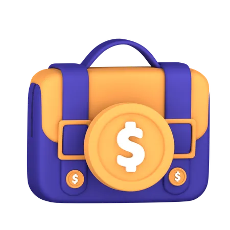 Bolsa financeira  3D Icon