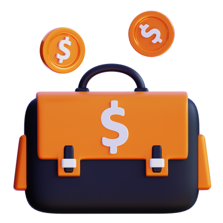 Bolsa financeira  3D Icon