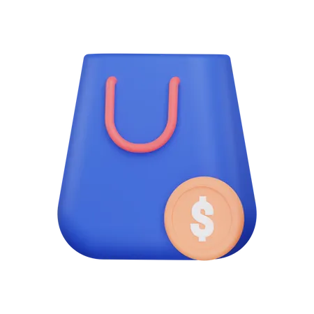 Bolsa financiera  3D Illustration