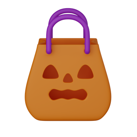 Bolsa de halloween  3D Icon