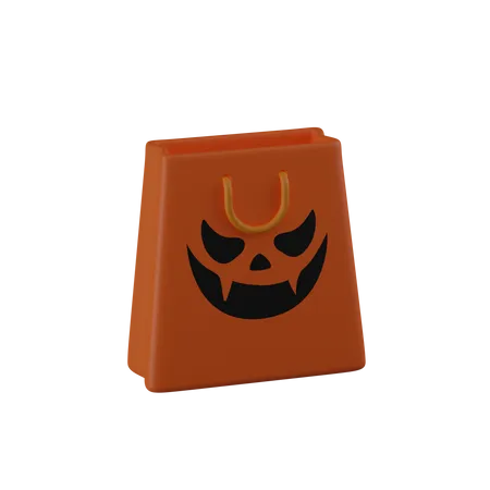 Bolsa de halloween  3D Icon