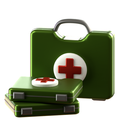 Maleta médica  3D Icon