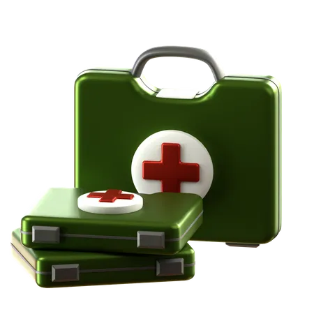 Maleta médica  3D Icon