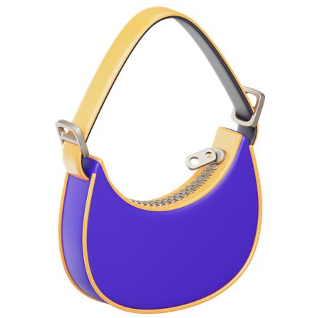 Bolsa Meia Lua  3D Icon