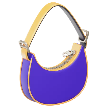 Bolsa Meia Lua  3D Icon