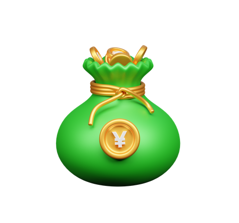 Bolsa de monedas  3D Icon