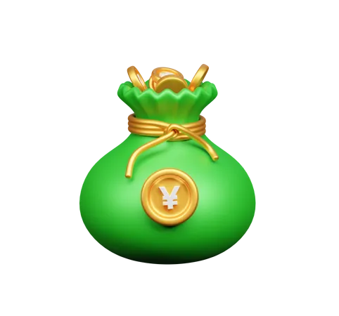 Bolsa de monedas  3D Icon