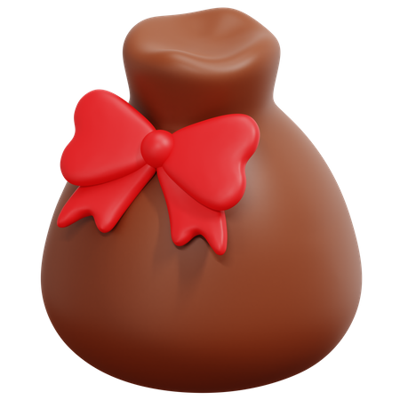 Bolsa de navidad  3D Icon