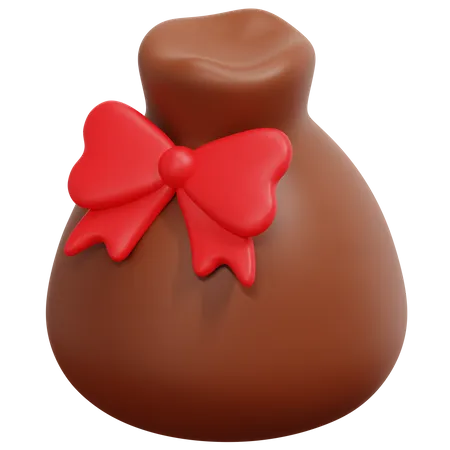 Bolsa de navidad  3D Icon