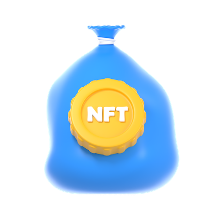 Saco nft  3D Icon