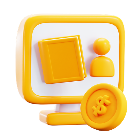 Bolsa on-line  3D Icon