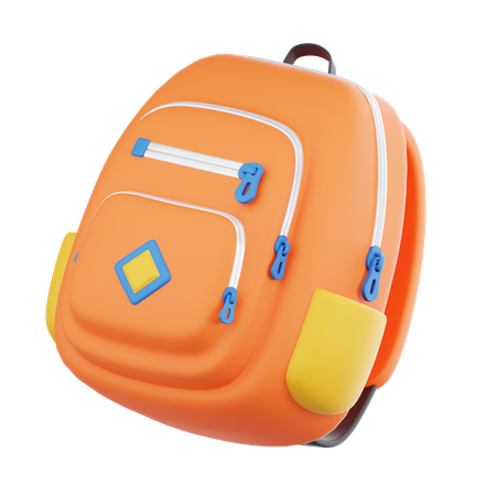 Bolsa para la escuela  3D Icon