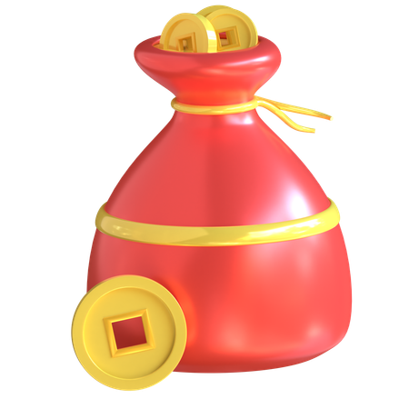 Bolsa de monedas  3D Icon