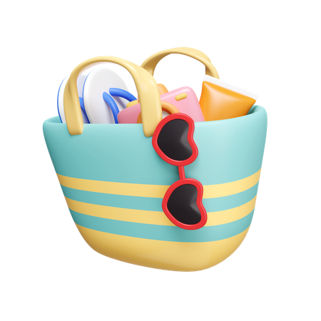 Bolsa de picnic  3D Icon