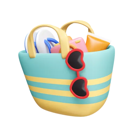 Bolsa de picnic  3D Icon