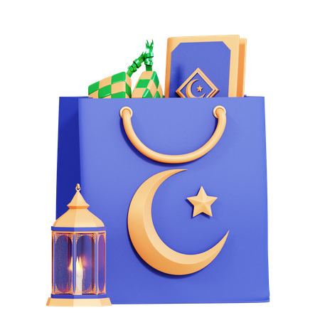 Bolsa de ramadán  3D Icon